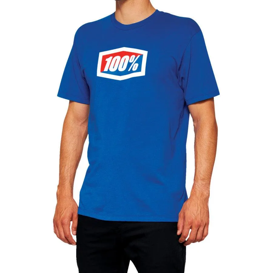 100% Official T-Shirt - Royal Blue