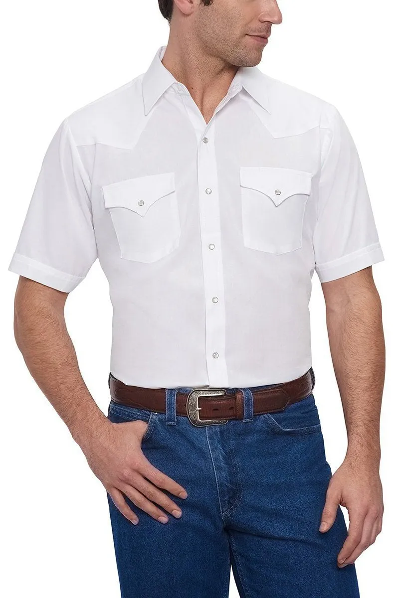 15201605 Short Sleeve Solid Western Shirt