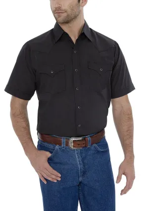 15201605 Short Sleeve Solid Western Shirt