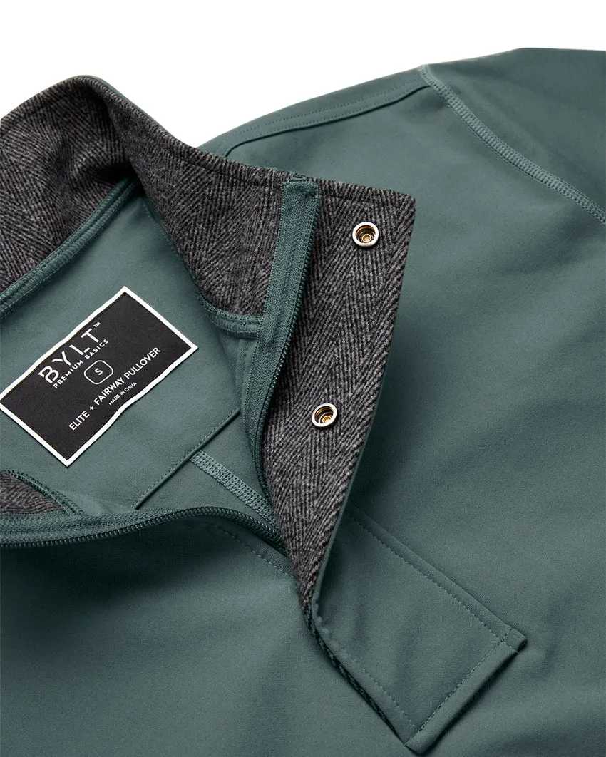 2-Item Elite  Fairway Drop-Cut Pullover for $246