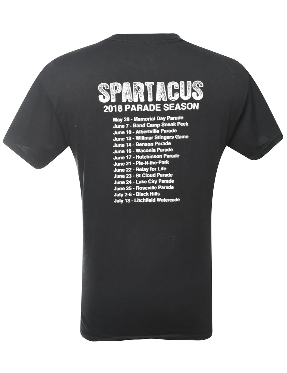 2000s Spartacus Printed T-shirt - M