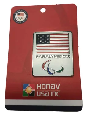 2016 Summer Paralympics Rio Brazil United States Flag Metal Lapel Pin