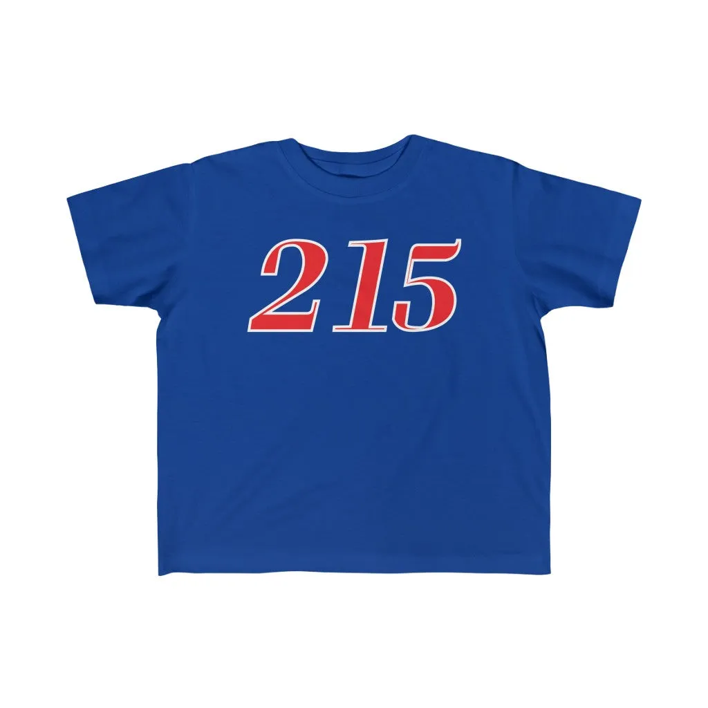 215 Area Code Liberty Kids Tee