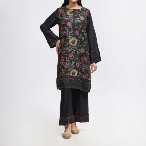 2PC- Embroidered Cambric Suit PW3993