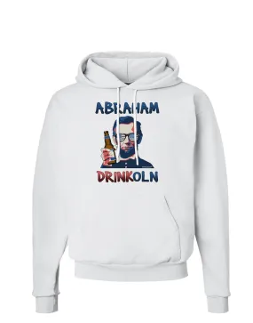 Abraham Drinkoln with Text Hoodie Sweatshirt