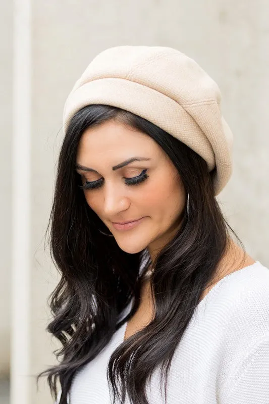 ACCESSORY- Hat- BARBARA'S FOLD OVER BERET