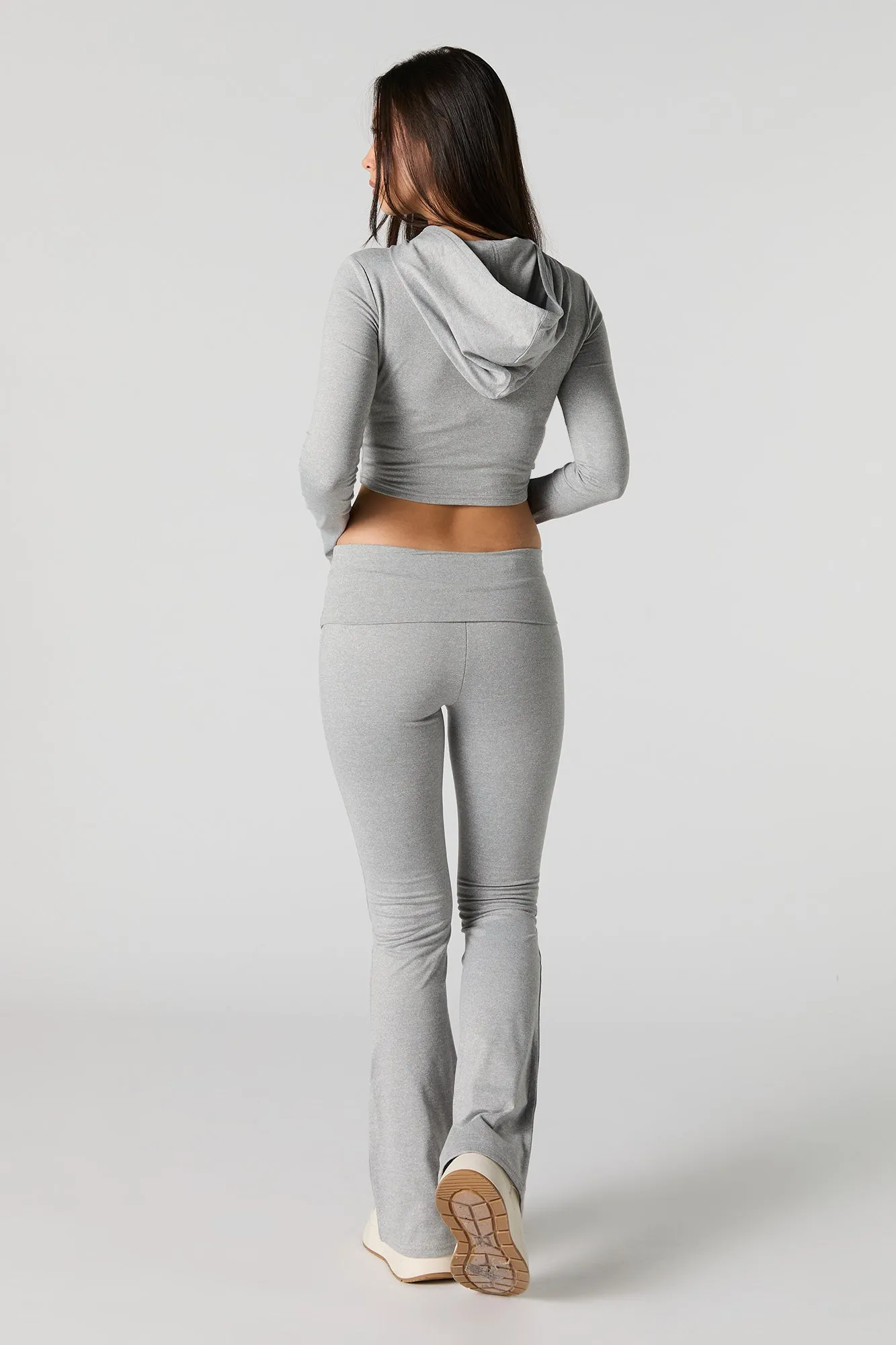 Active Foldover Waist Flare Legging