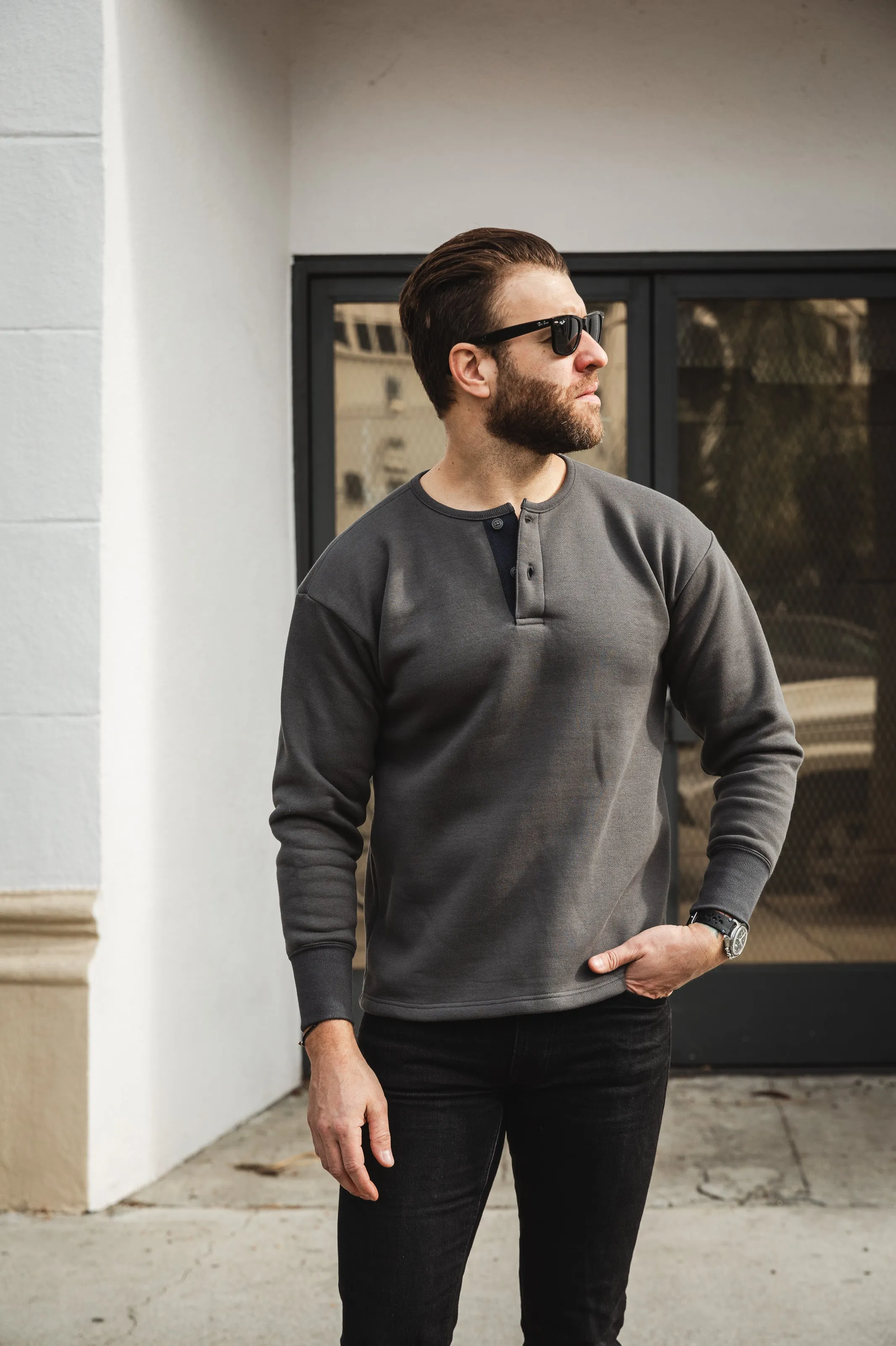 Addict Clothes - Fleece Henley