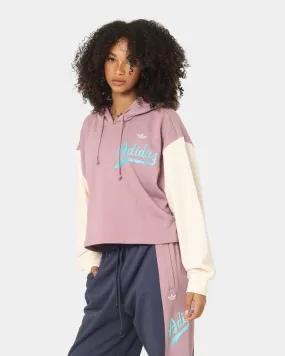 Adidas Women's Modern B-Ball Hoodie Magic Mauve/Wonder White