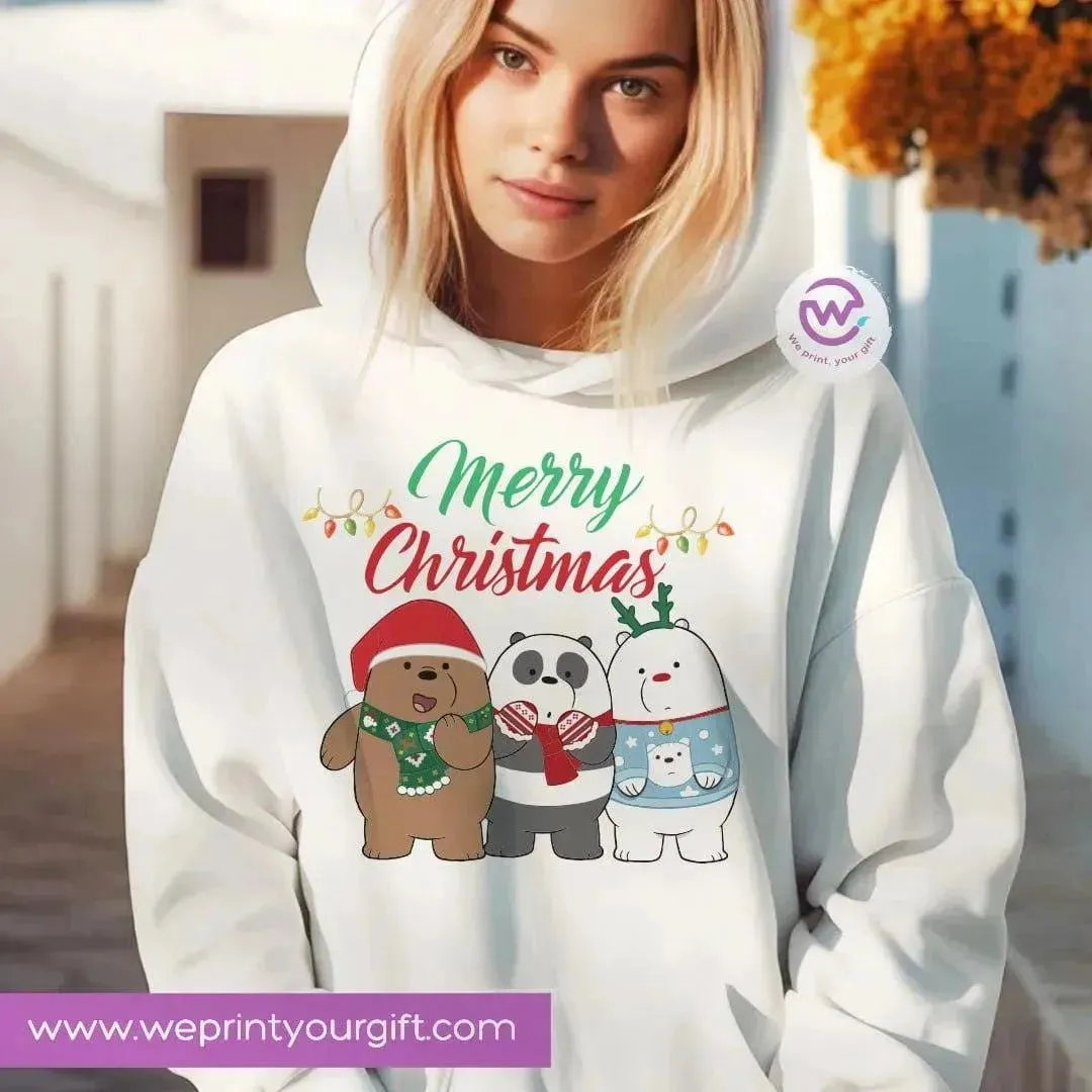 Adult Hoodies - Christmas -Bears