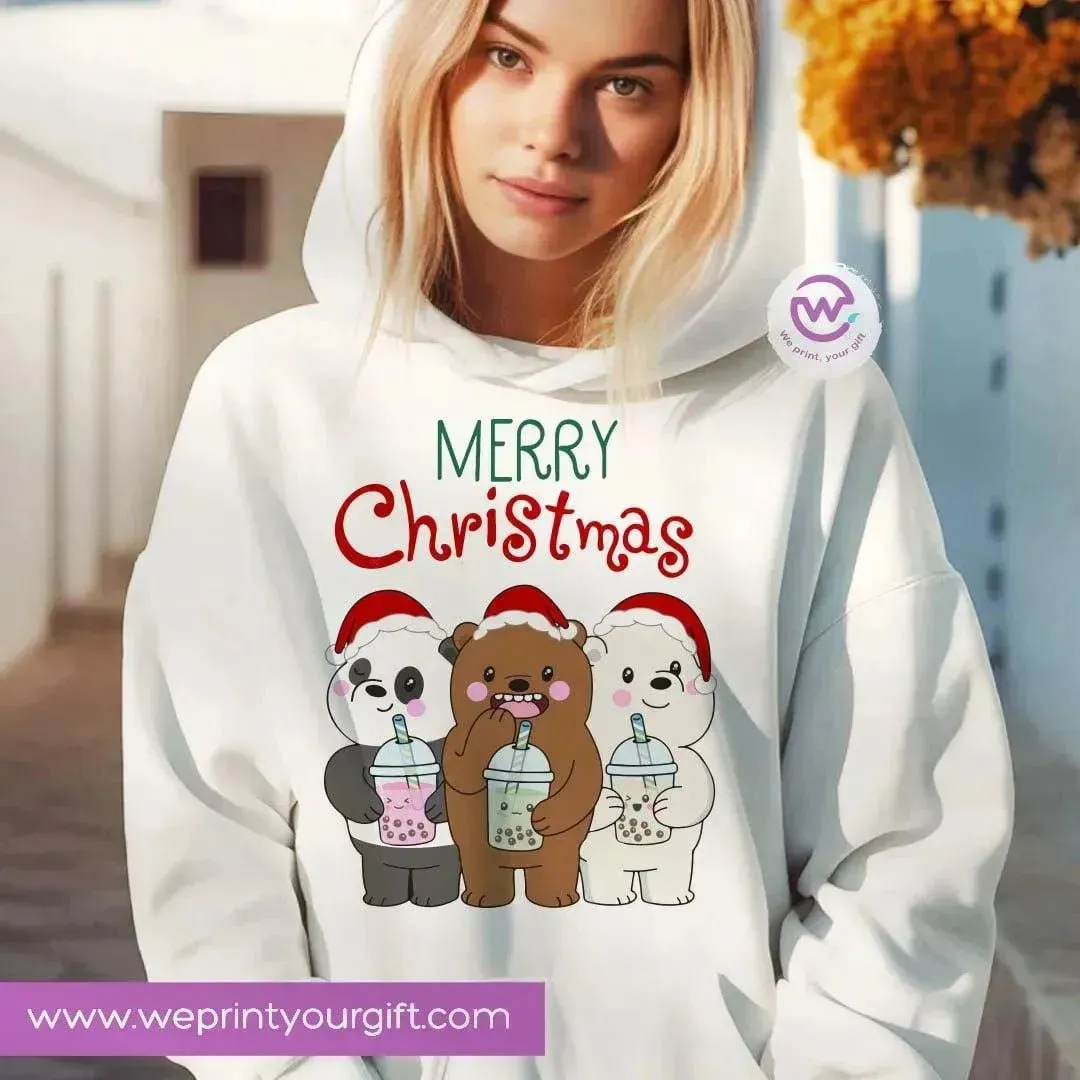 Adult Hoodies - Christmas -Bears