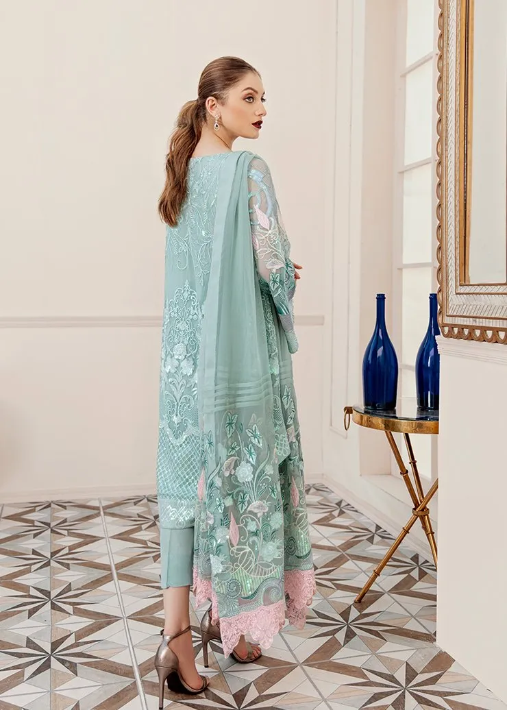 Afrozeh La Fuchsia Luxury Collection 2020 – Hazy Sky