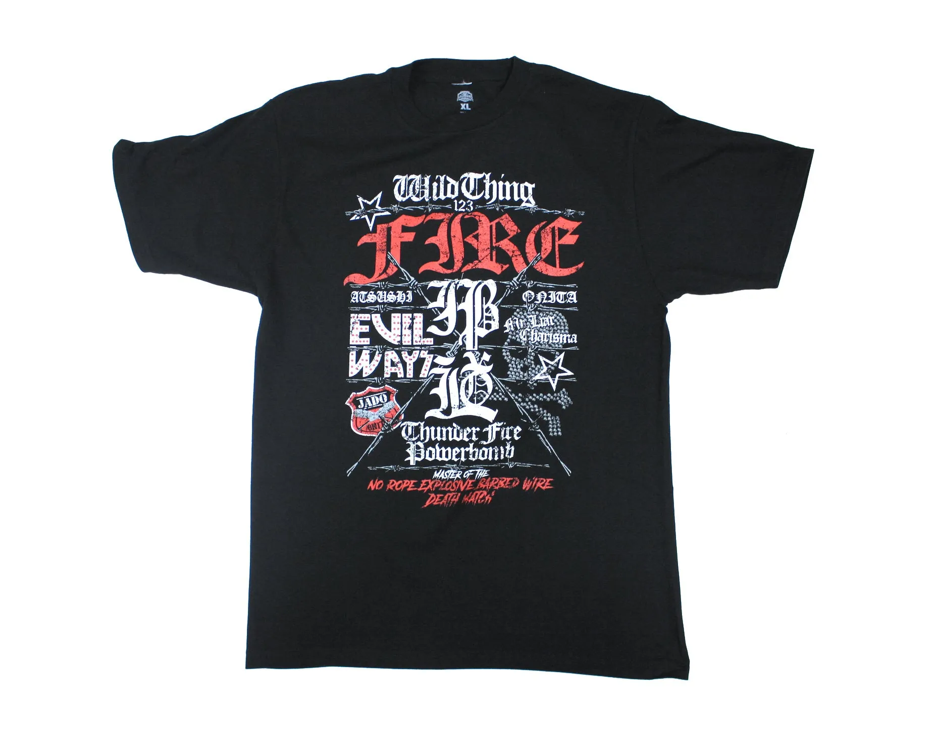 AJPW ATSUSHI ONITA 'EVIL WAYS' T-SHIRT XL