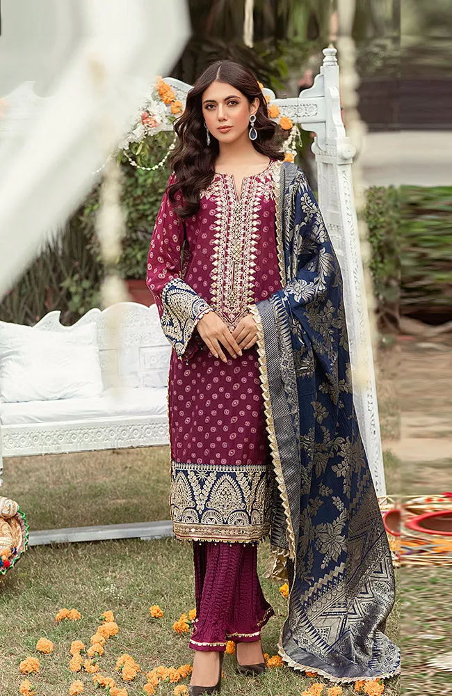 Al Zohaib Luxury Formal Jacquard Series 2022 – SSLJS-22-02