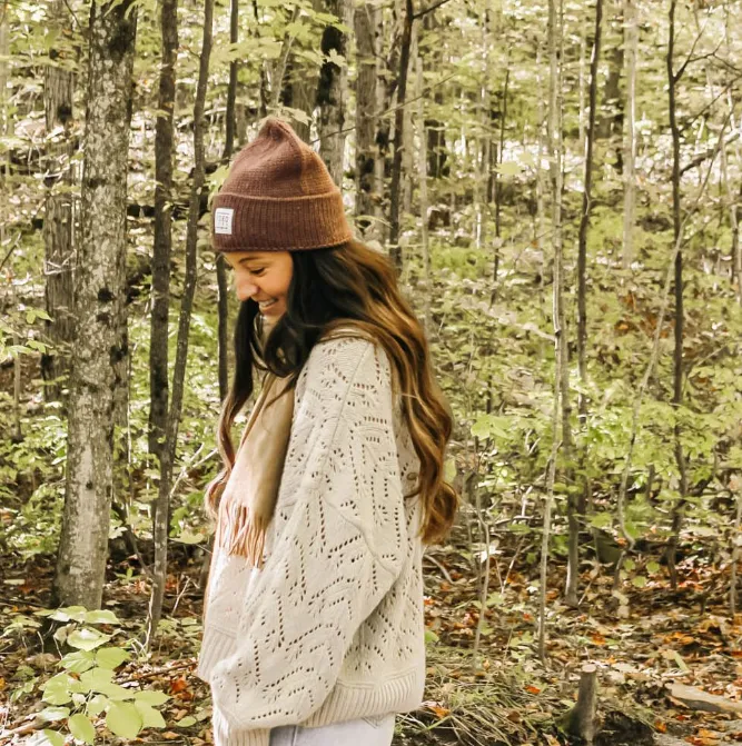 Alpaca Fisherman Hat in Dark Brown