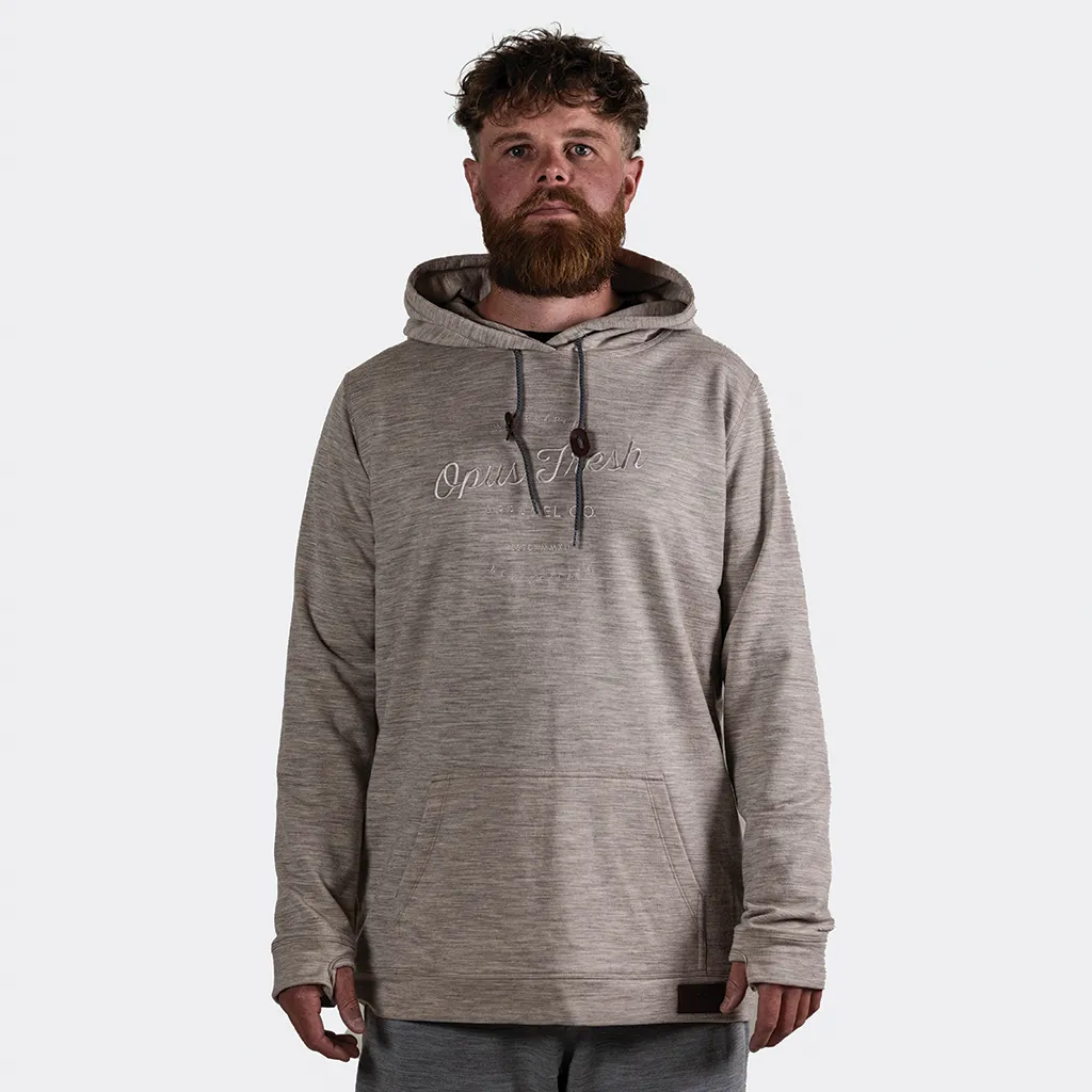 Alpha Hoodie - Tussock Marle