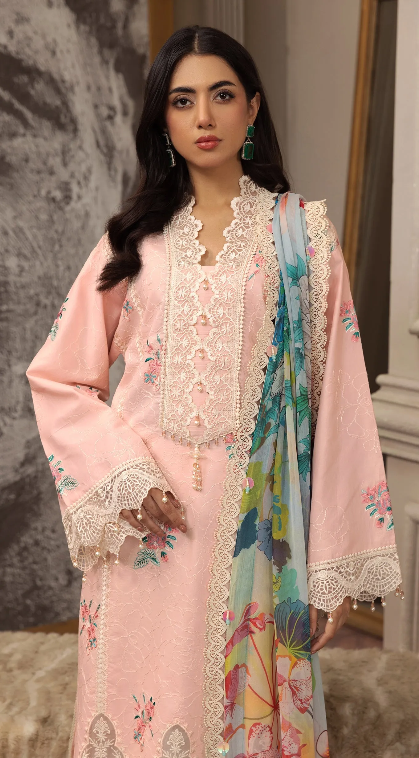 Anaya by Kiran Chaudhry Luxury Lawn Eid Collection – SEHAM