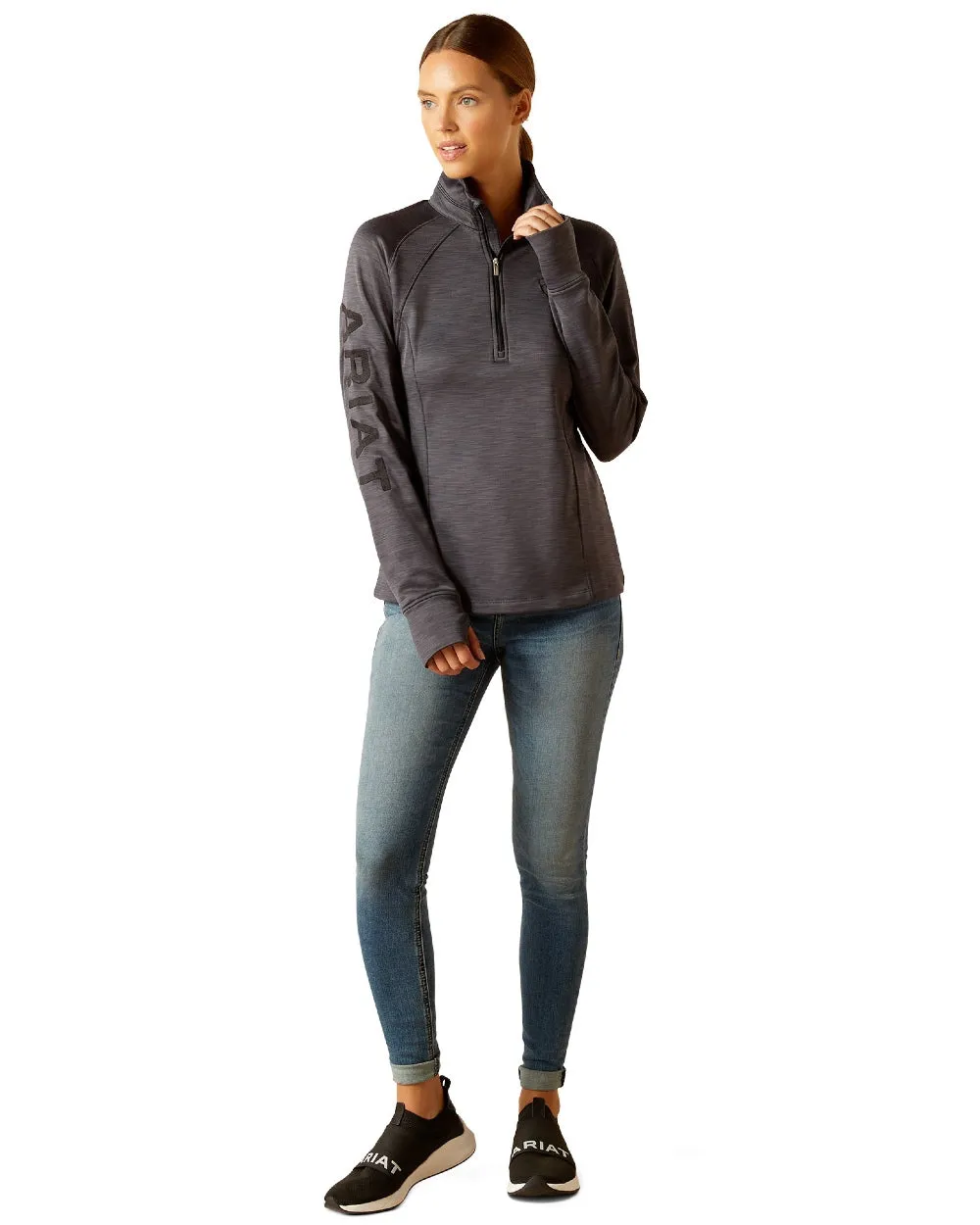 Ariat Womens Tek Team Half Zip Sweatshirt