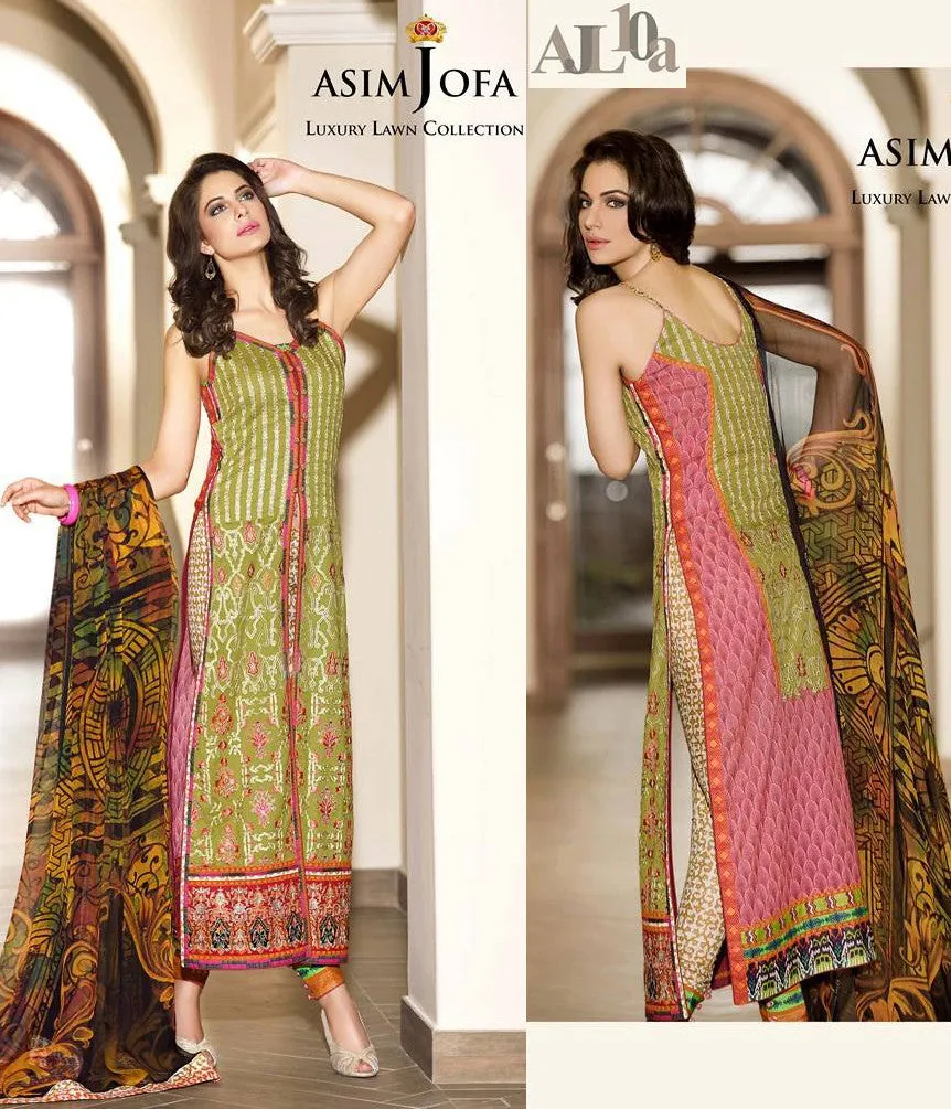 Asim Jofa Luxury Lawn Collection '15 - 10A