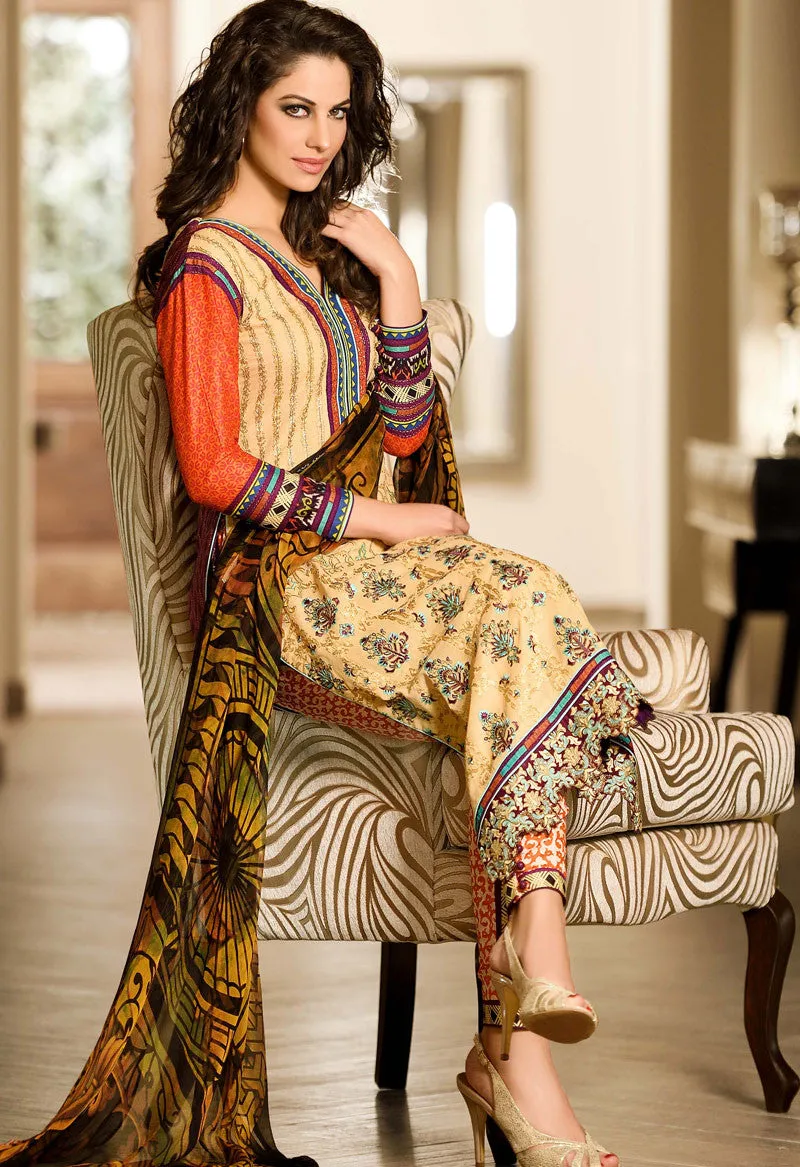 Asim Jofa Luxury Lawn Collection '15 - 10B