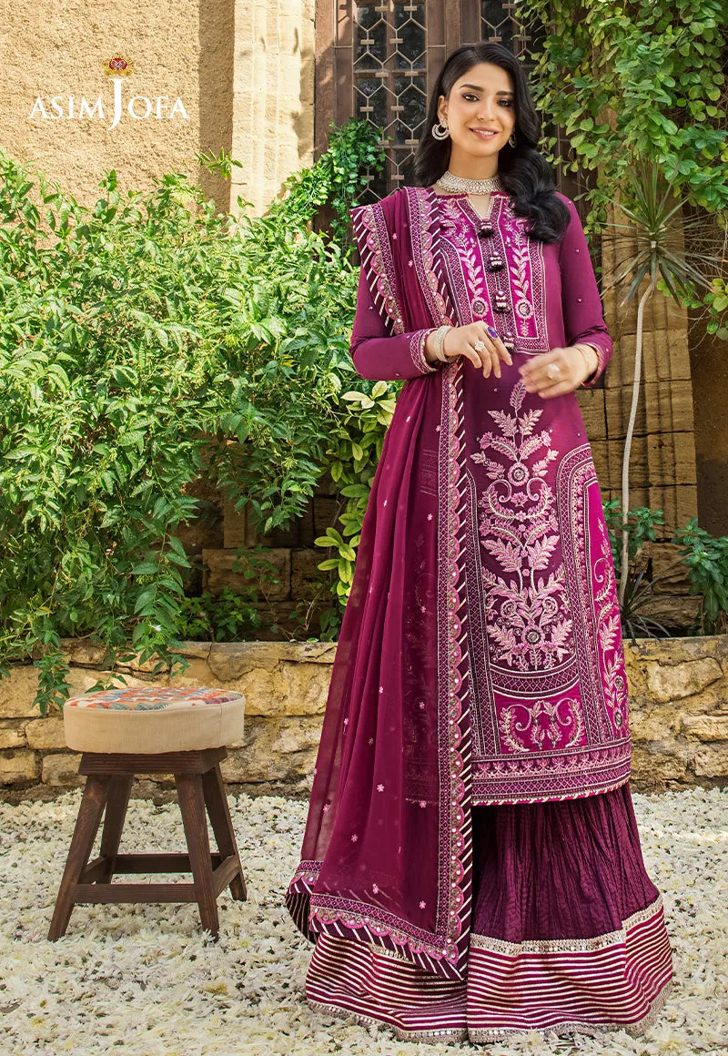 Asim Jofa Luxury Lawn Collection 2023 – AJLR-21