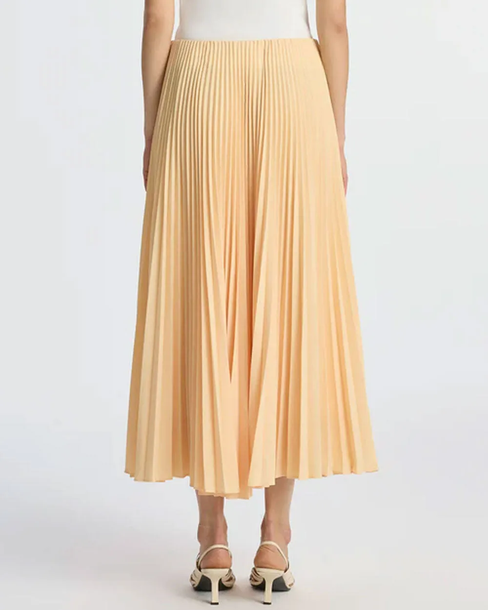 Au Lait Pleated Tatum Skirt