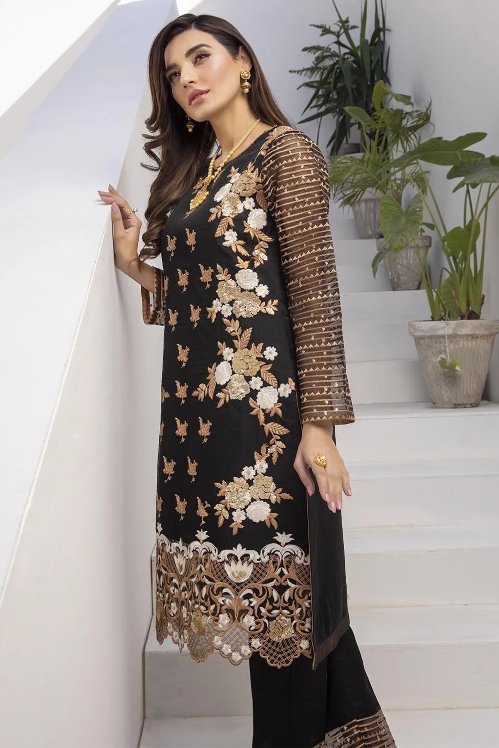 Azure Luxury Formal Kurtis 2021 – Blossoms