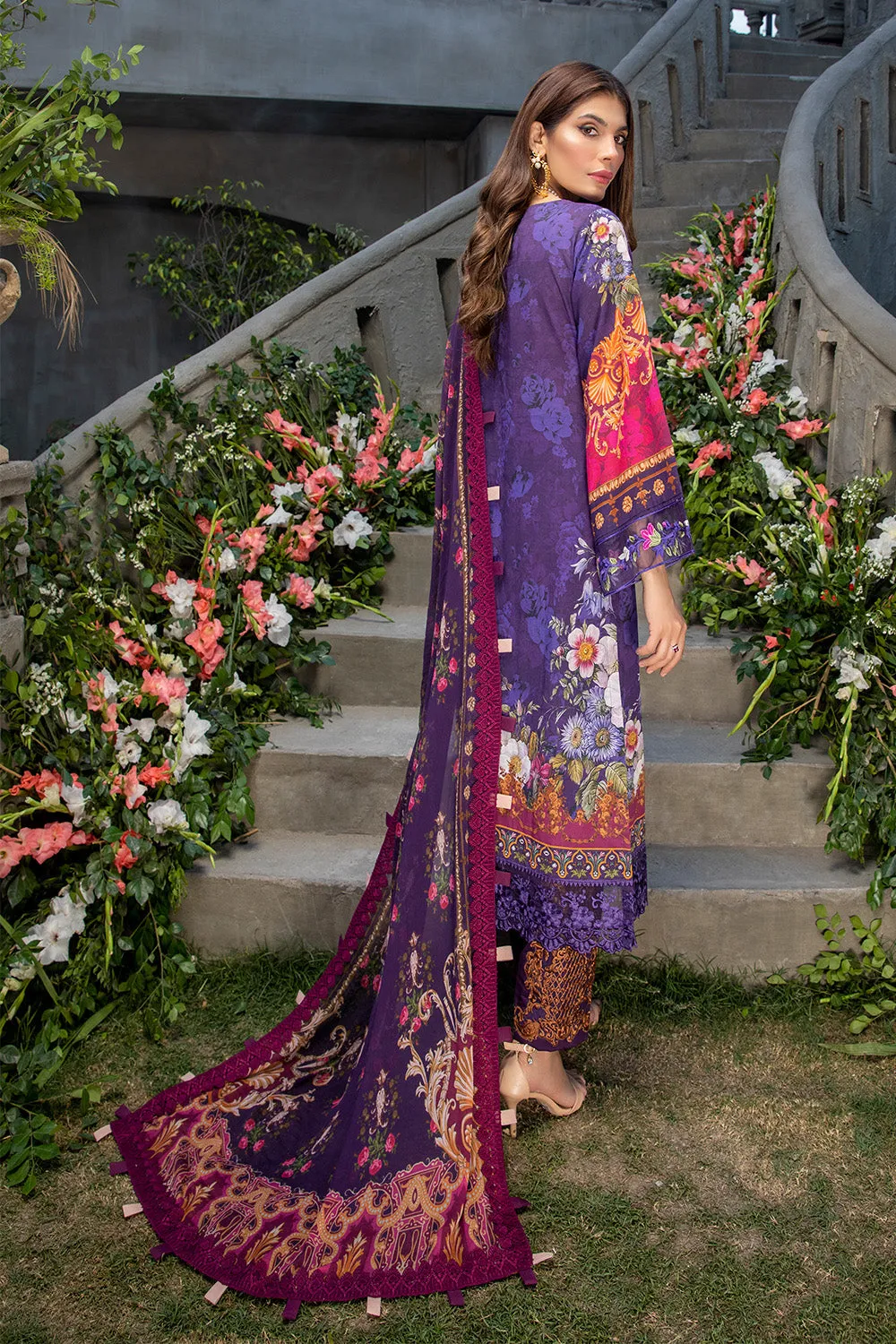 Azure Luxury Lawn Collection 2022 – Rosewood