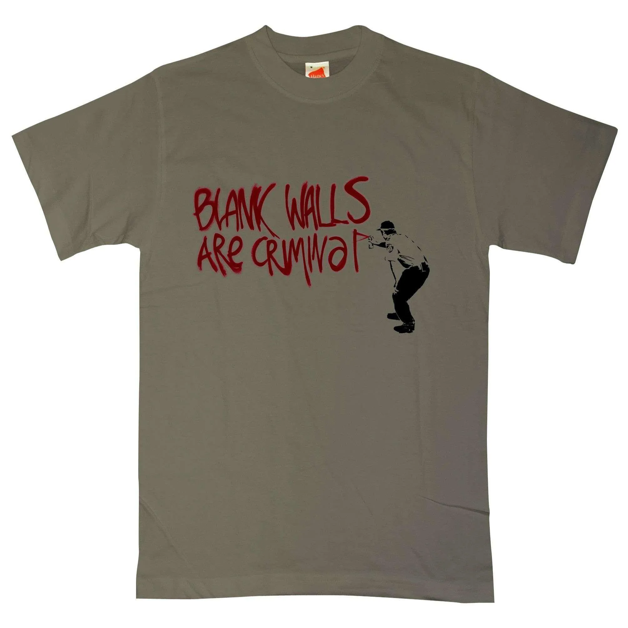 Banksy Blank Walls T-Shirt