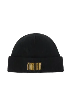 barcode logo beanie hat