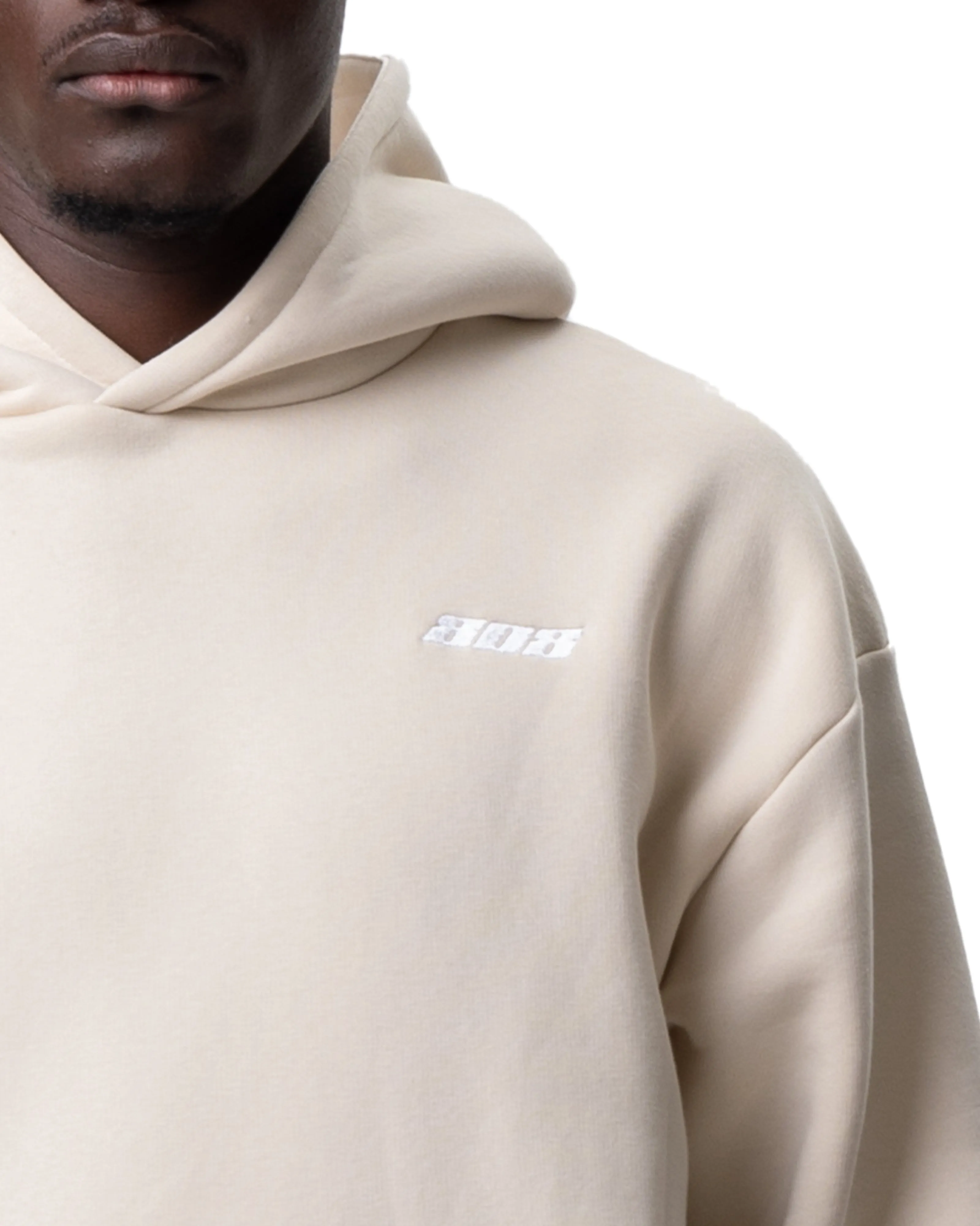 Basic Hoodie Cream White