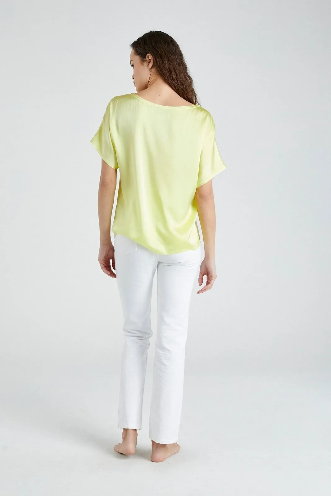   Beryll Erica Silk Shirt | Lemon