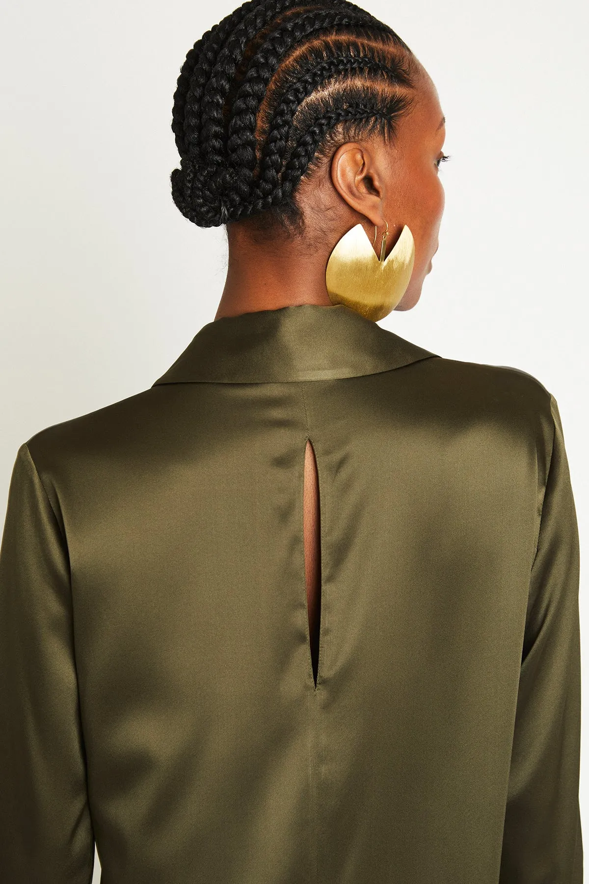   Beryll Veruschka Silk Dress | Olive