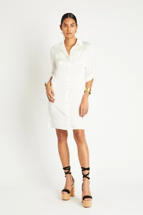   Beryll Yves Silk Dress | Off-White