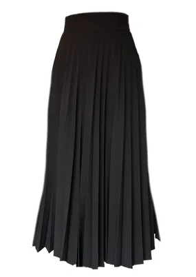 Black Pleated Skirt