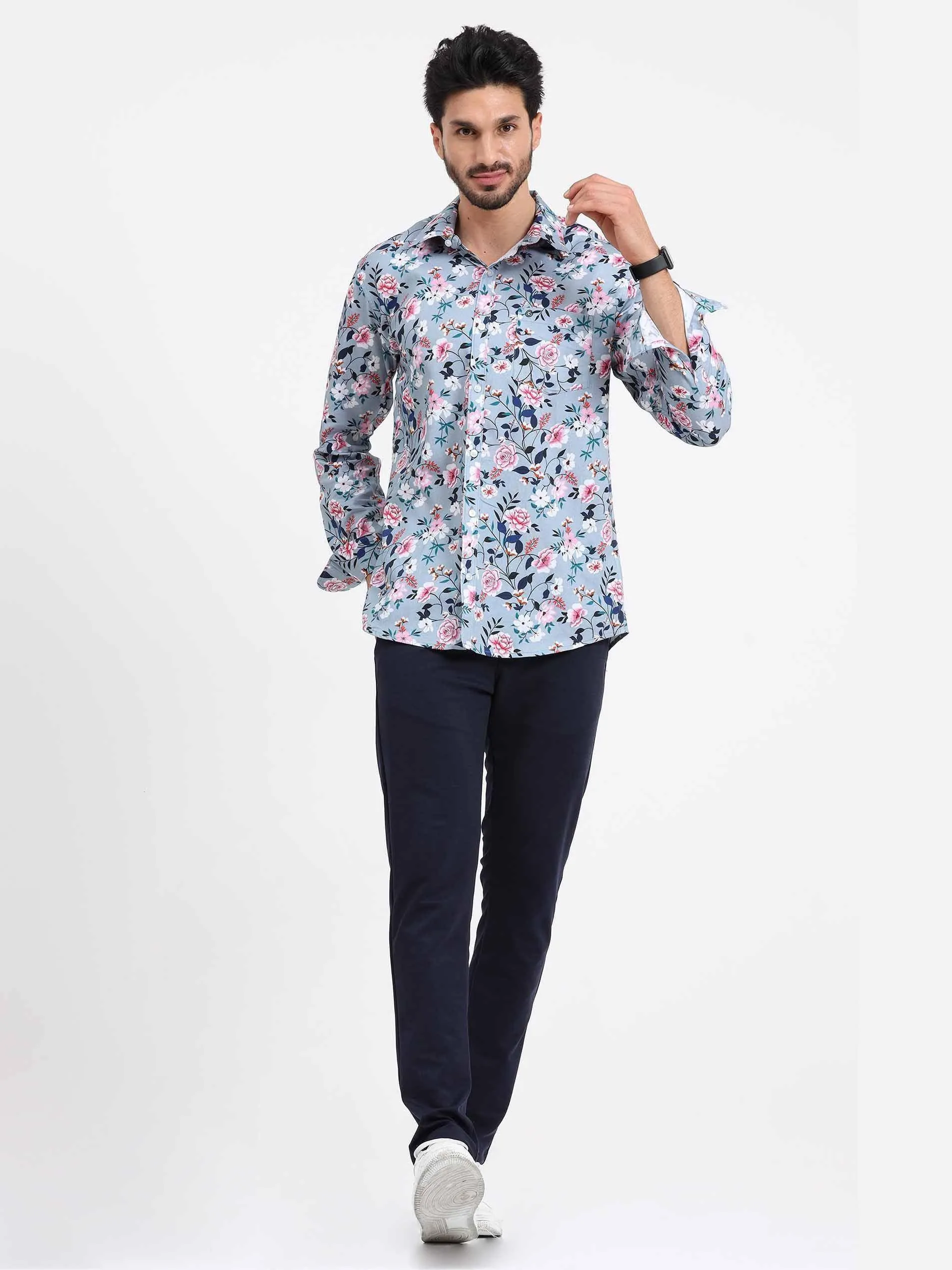 Blossom Printed Full Sleeve Shirt