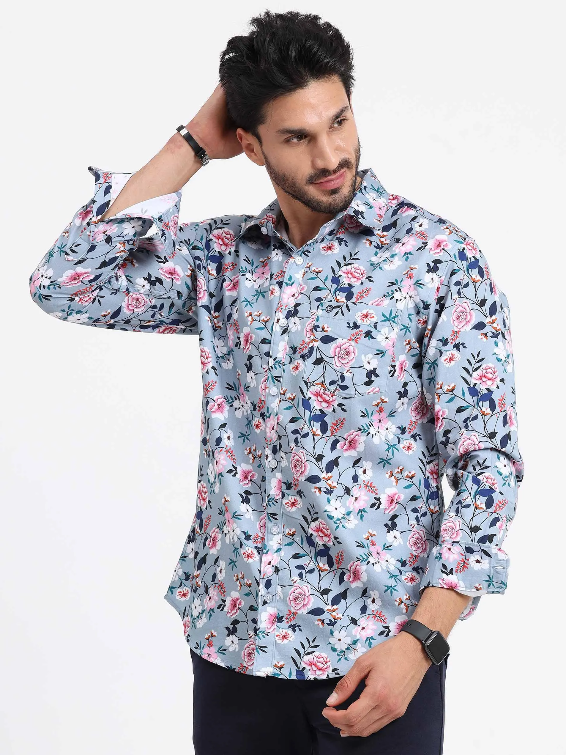 Blossom Printed Full Sleeve Shirt