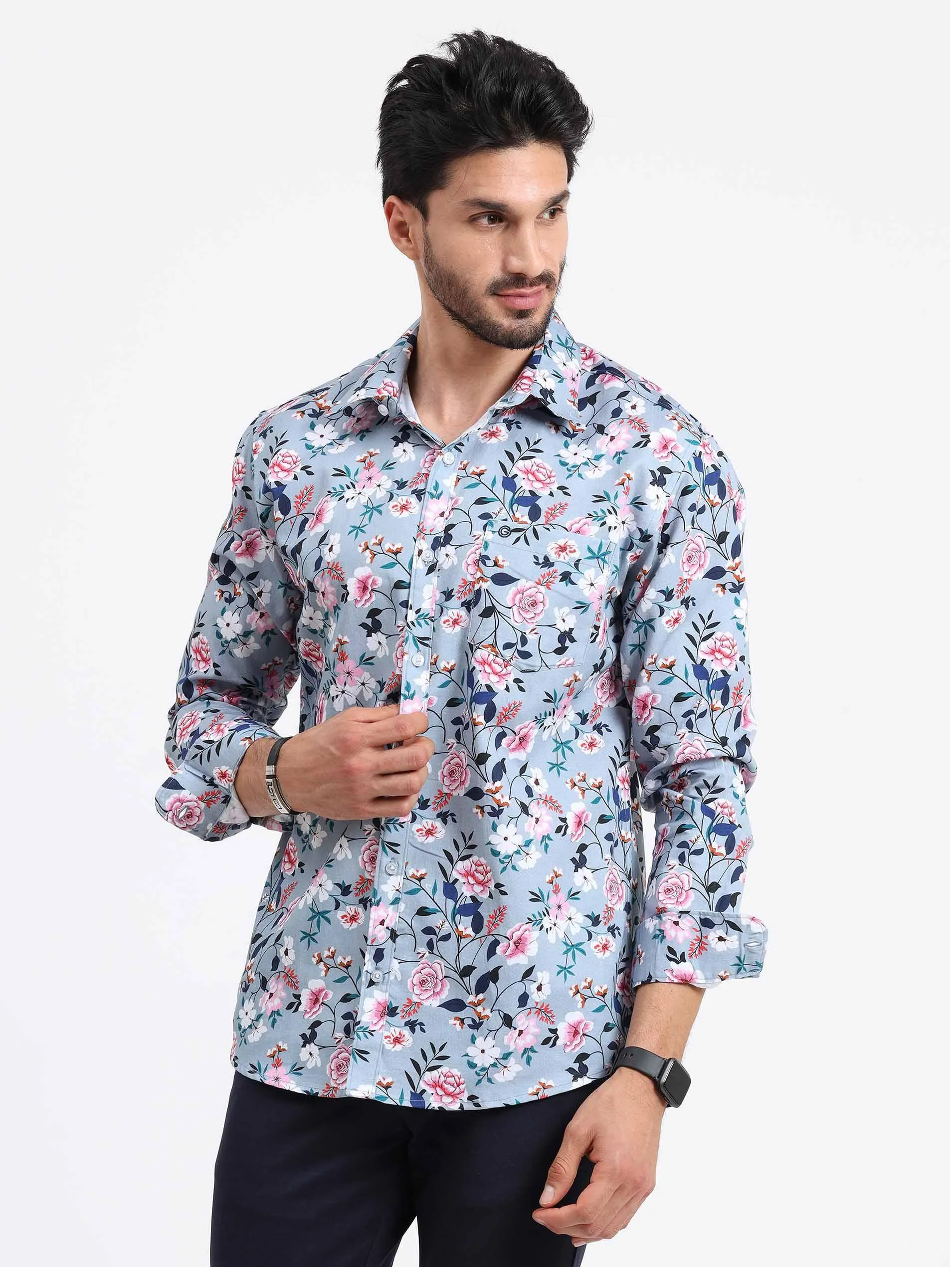 Blossom Printed Full Sleeve Shirt