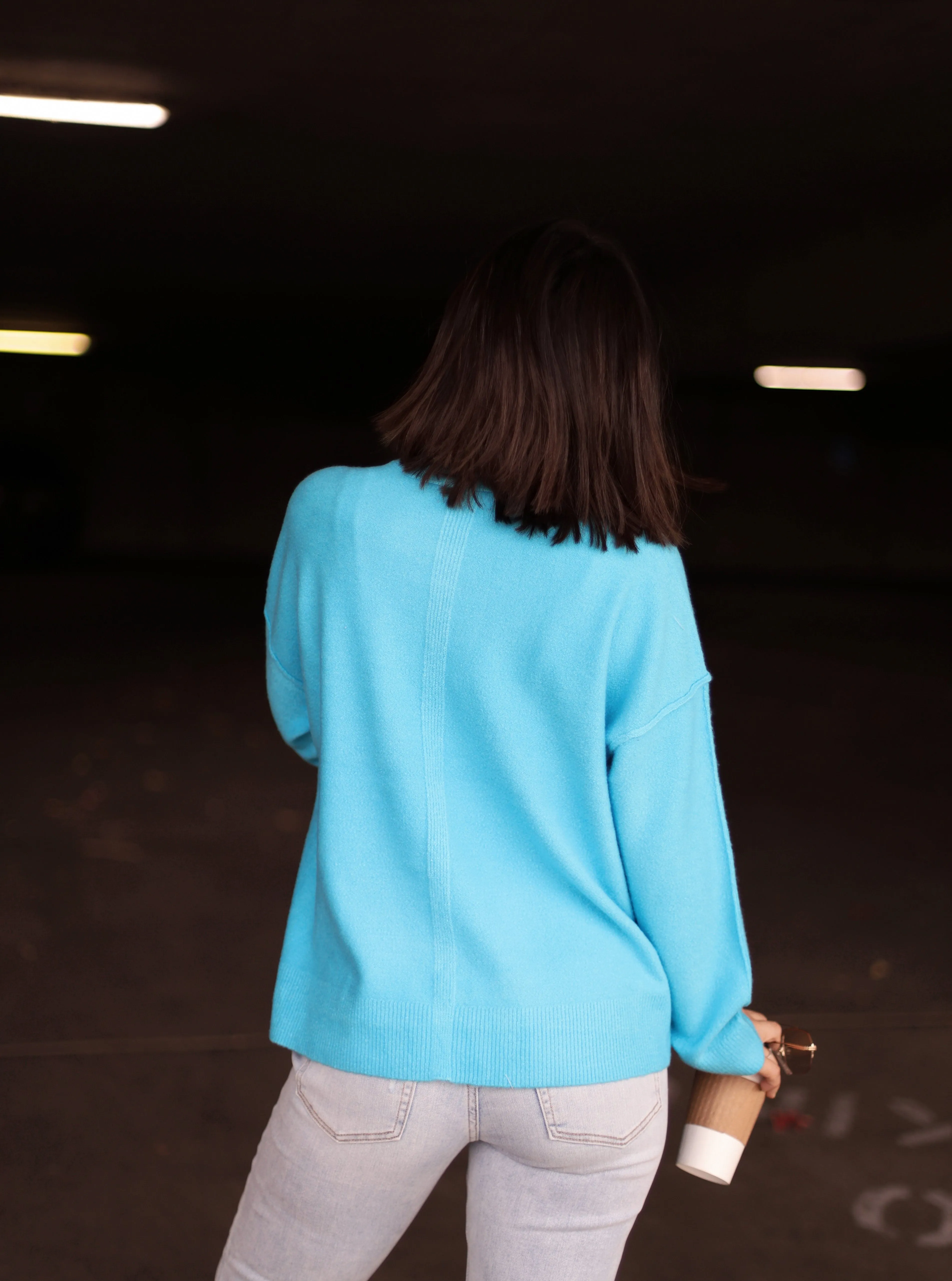 Blue Pullover Sweater