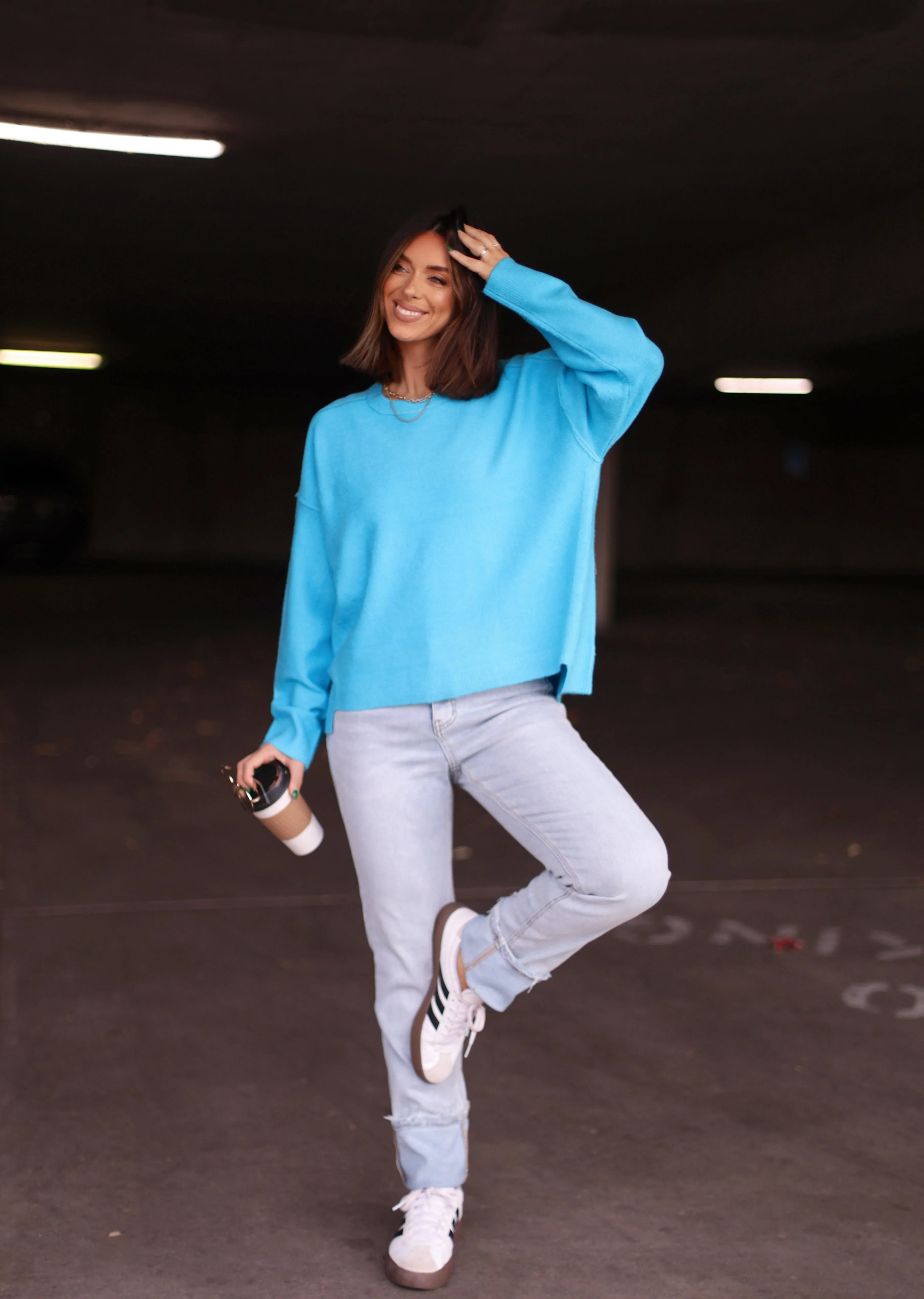 Blue Pullover Sweater