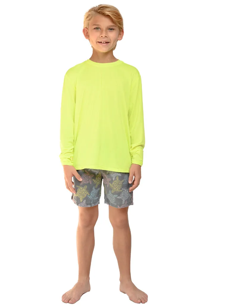 Boys loose fit sun shirt in Tie Dye