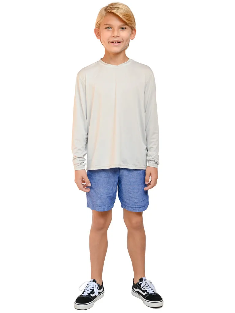 Boys loose fit sun shirt in Tie Dye