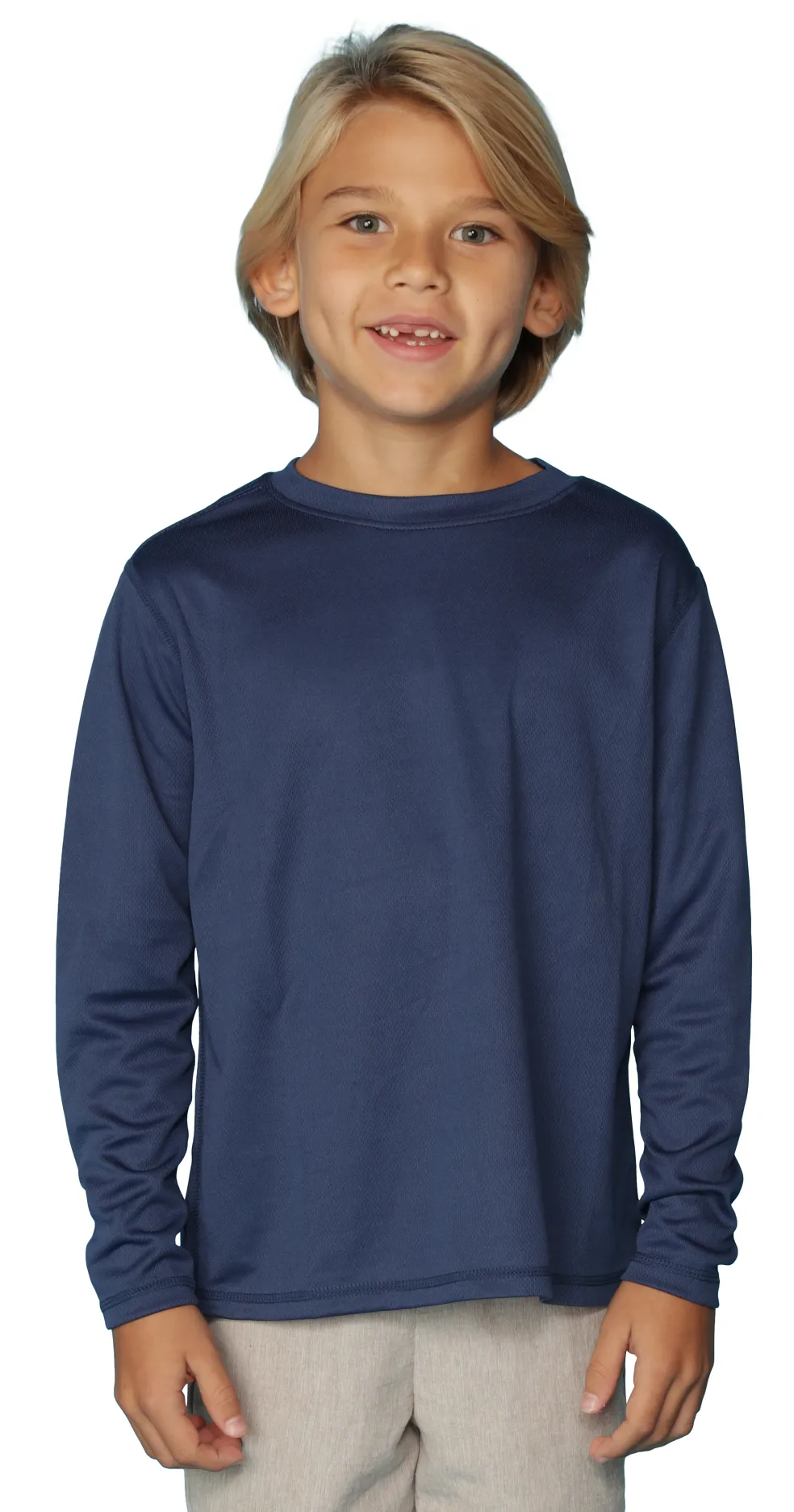 Boys loose fit sun shirts in vibrant nine colors