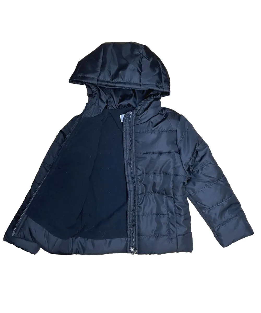 Boy's Zipper Hooded Puffer Jacket