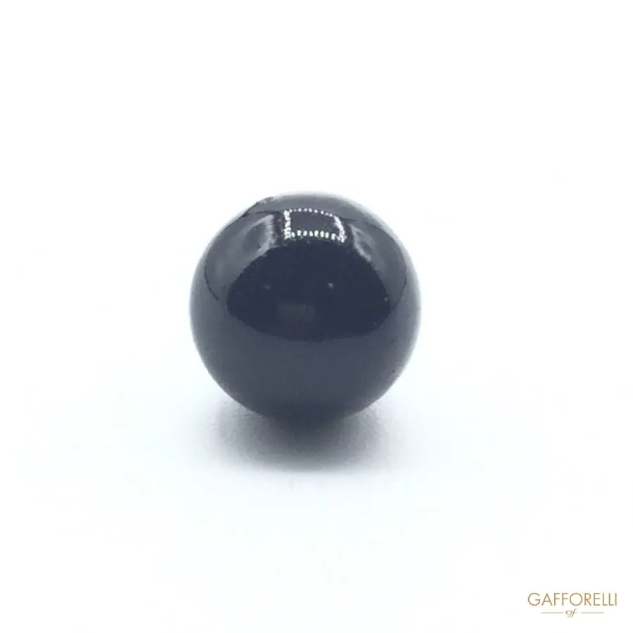 Brass Ball Button with Shank - 4680 Gafforelli Srl