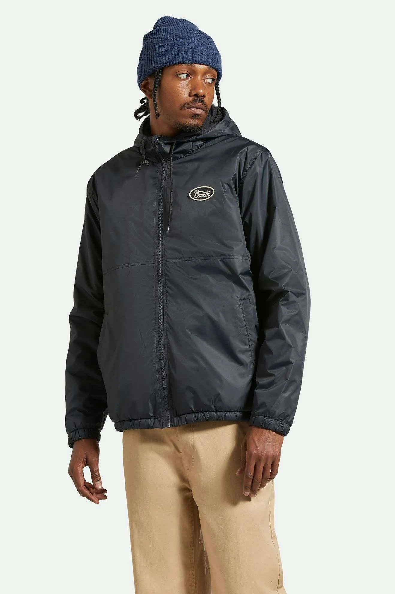 BRIXTON CLAXTON PARSONS LINED JACKET BLACK