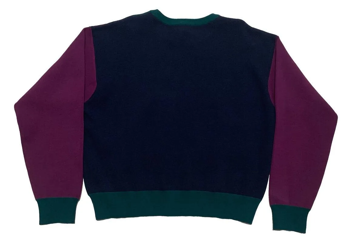 Bronze 56K Old E Sweater (Purple/Teal)