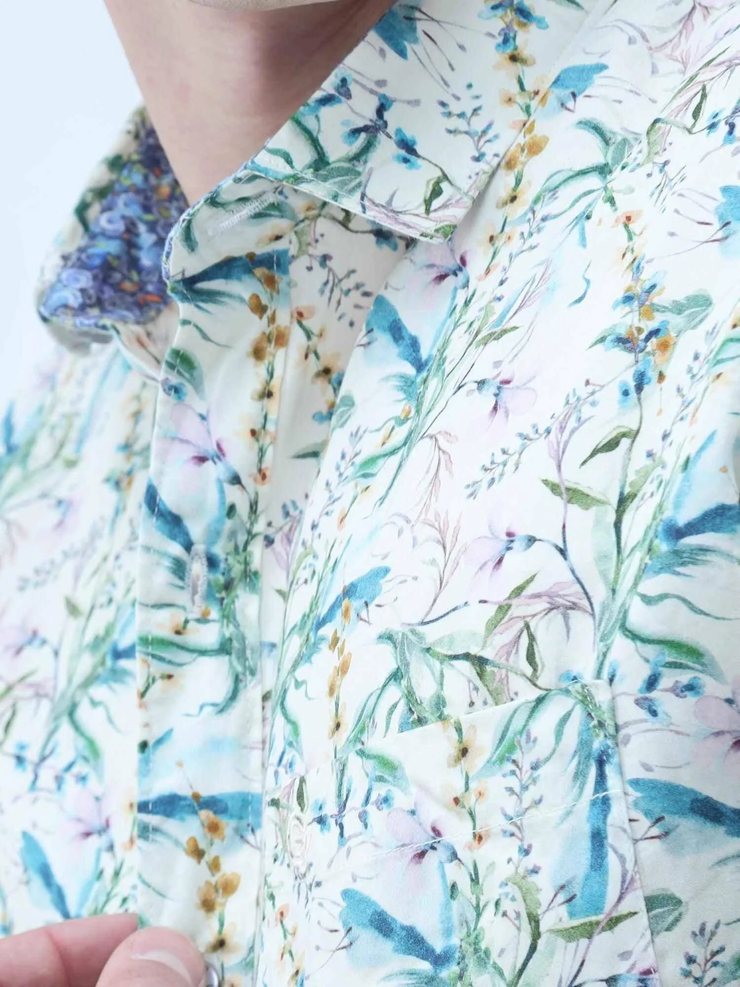 Budding Beauty Digital Printed Full Shirt