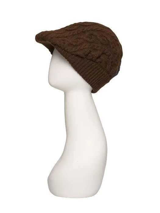 Cable Knit Gatsby Hat | Discontinued