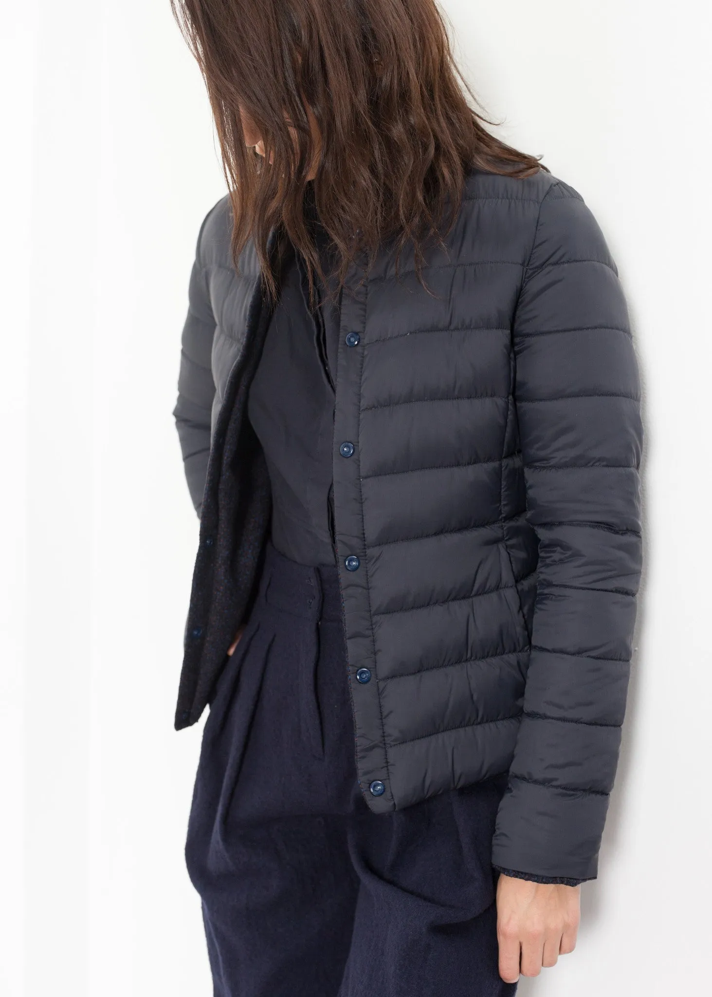 Camelia Reversible Jacket in Navy/Blue